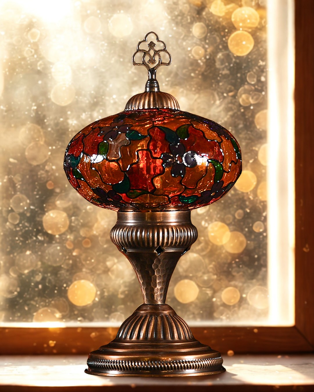 Mozaik lamba camı - Giftland Collection el yapımı ürün