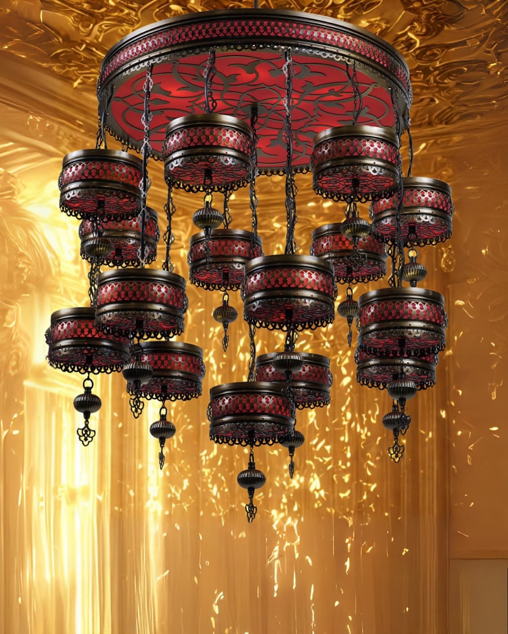 Mozaik lamba - Giftland Collection el yapımı ürün