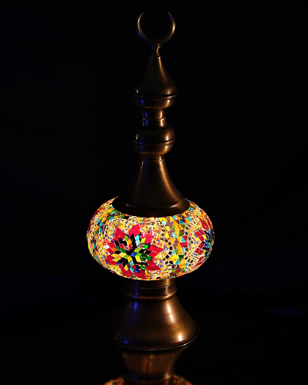Mozaik masa lambası - Giftland Collection el yapımı ürün