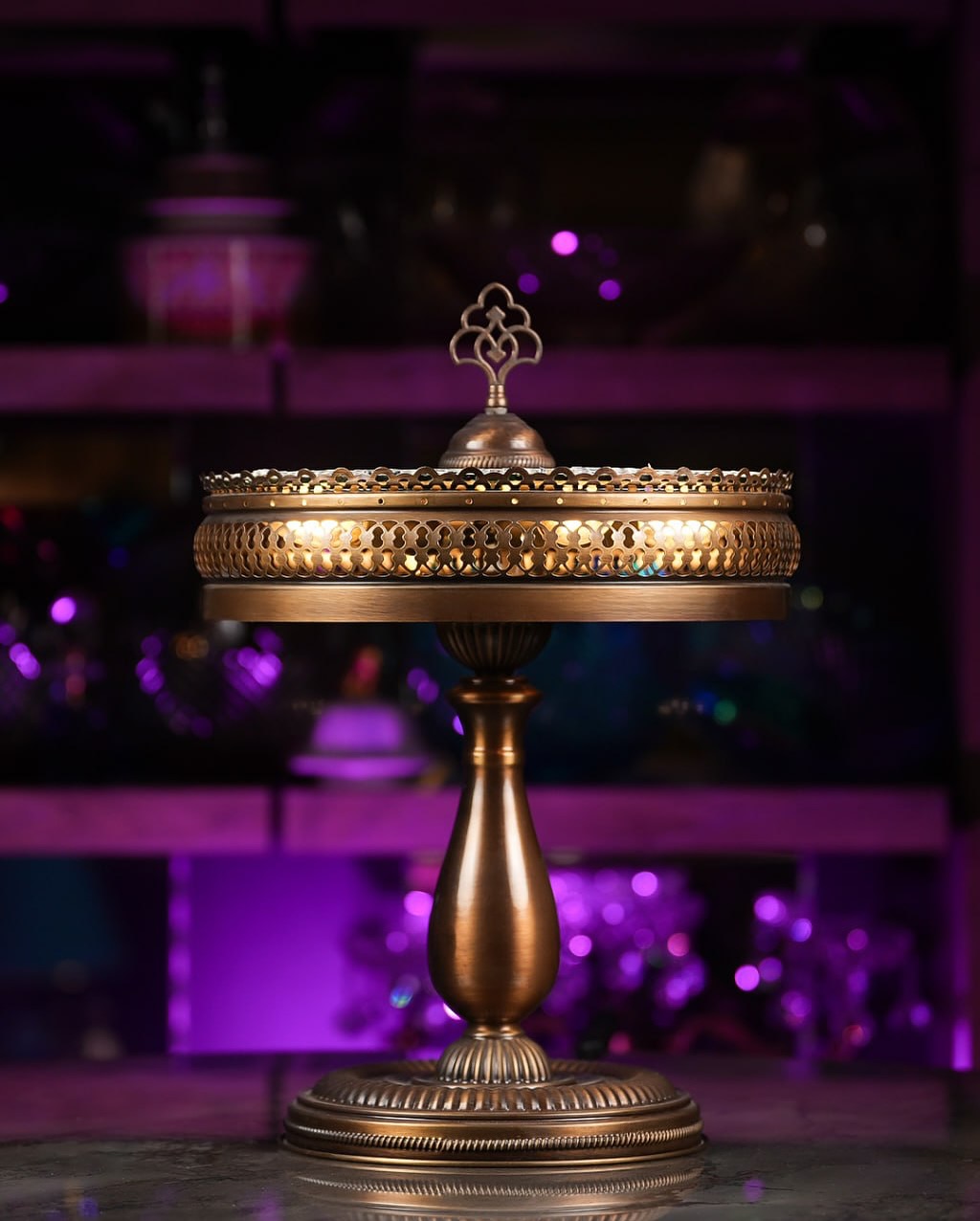 Otantik mozaik lamba - Giftland Collection el yapımı ürün